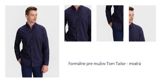 Formálne pre mužov Tom Tailor - modrá 1