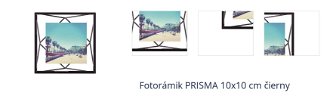 Fotorámik PRISMA 10x10 cm čierny 1