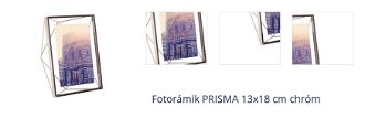 Fotorámik PRISMA 13x18 cm chróm  1