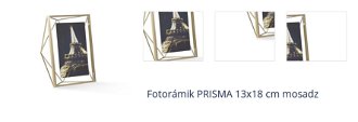 Fotorámik PRISMA 13x18 cm mosadz 1