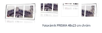 Fotorámik PRISMA 48x23 cm chróm 1