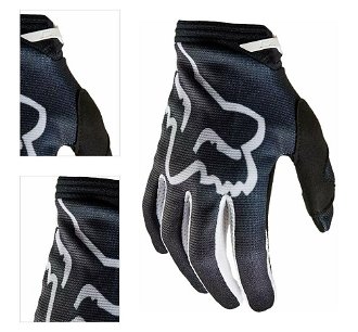 FOX 180 Toxsyk Womens Gloves Black/White M Cyklistické rukavice 4