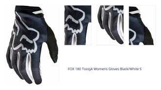 FOX 180 Toxsyk Womens Gloves Black/White S Cyklistické rukavice 1