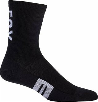 FOX 6" Flexair Merino Socks Black L/XL Cyklo ponožky