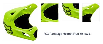 FOX Rampage Helmet Fluo Yellow L Prilba na bicykel 1