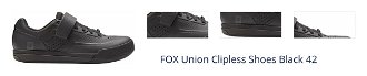 FOX Union Clipless Shoes Black 42 Pánska cyklistická obuv 1