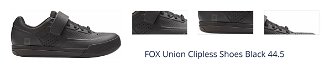 FOX Union Clipless Shoes Black 44,5 Pánska cyklistická obuv 1