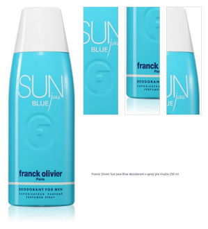 Franck Olivier Sun Java Blue dezodorant v spreji pre mužov 250 ml 1