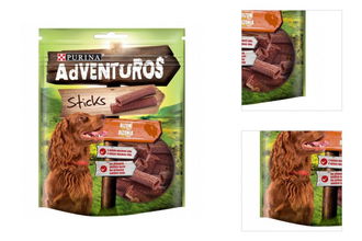 Friskies Adventuros Sticks pochúťka pre psov Bizónia príchuť 120 g 3