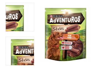 Friskies Adventuros Sticks pochúťka pre psov Bizónia príchuť 120 g 4