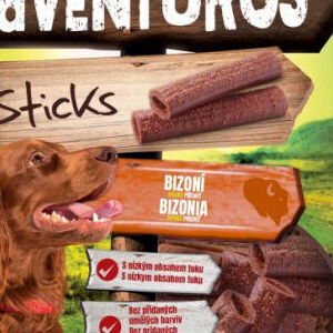 Friskies Adventuros Sticks pochúťka pre psov Bizónia príchuť 120 g 5