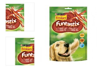 Friskies Funtastix pochúťka pre psa slaninka a syr 175 g 4
