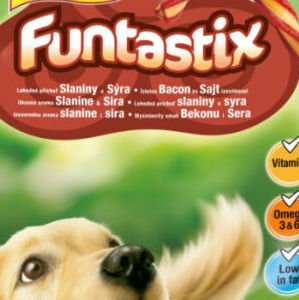 Friskies Funtastix pochúťka pre psa slaninka a syr 175 g 5
