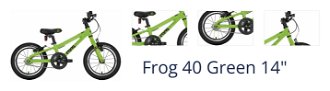 Frog 40 Green 14" Detský bicykel 1