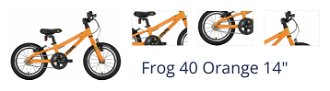 Frog 40 Orange 14" Detský bicykel 1