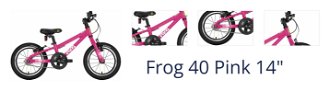 Frog 40 Pink 14" Detský bicykel 1