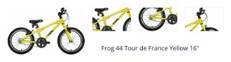 Frog 44 Tour de France Yellow 16" Detský bicykel 1