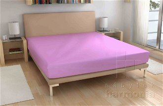 Froté plachta - svetlo fialovej - 160 x 200 cm