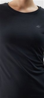 Dámske tréningové tričko z recyklovaných materiálov - čierne 5
