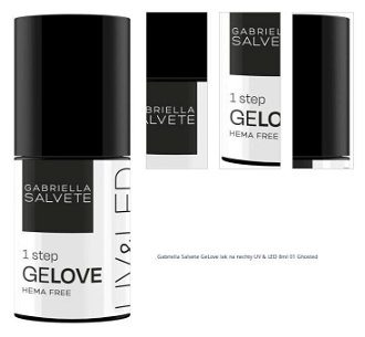 Gabriella Salvete GeLove lak na nechty UV & LED 8ml 01 Ghosted 1