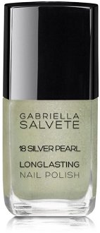 GABRIELLA SALVETE Longlasting enamel lak na nechty  18 Silver Pearl 11 ml 2