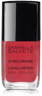 GABRIELLA SALVETE Longlasting enamel lak na nechty 27 Red Orange 11 ml 2
