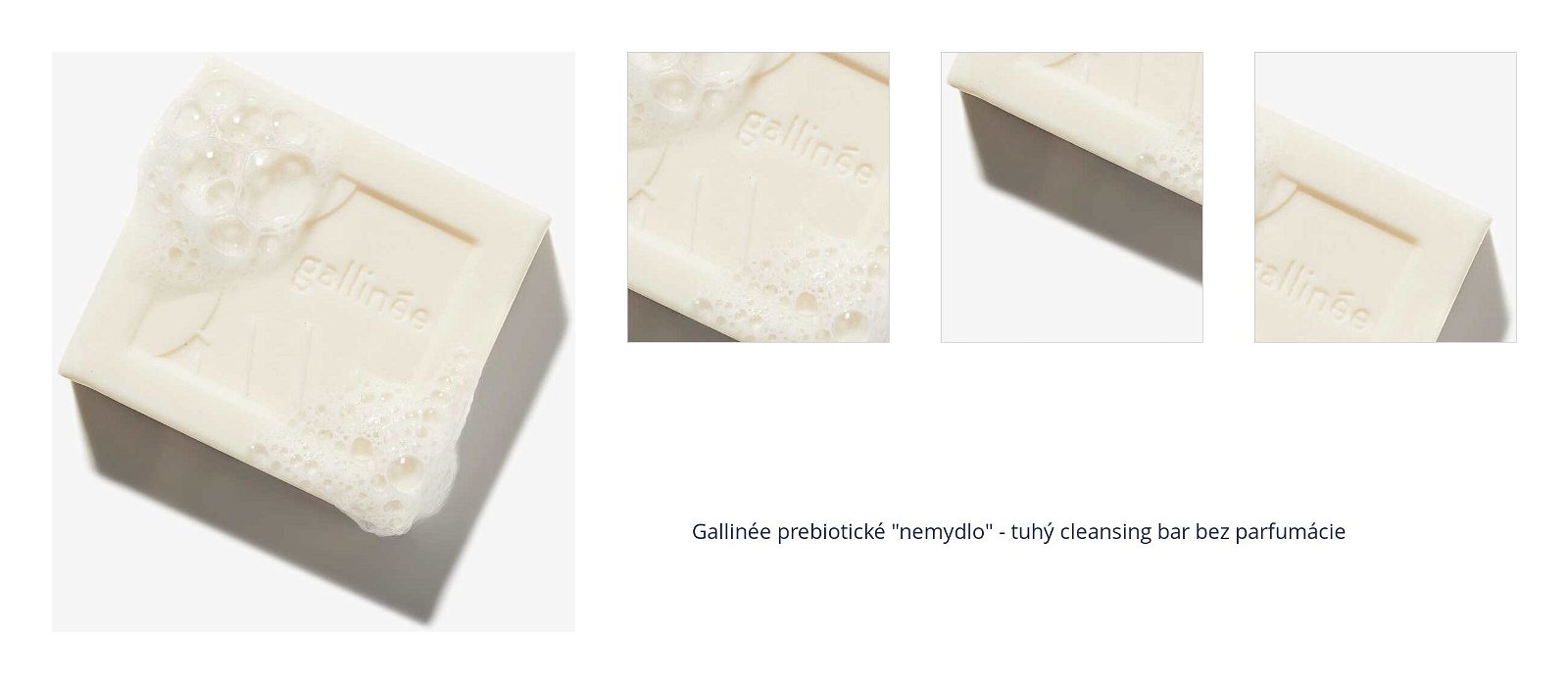 Gallinée prebiotické "nemydlo" - tuhý cleansing bar bez parfumácie 1