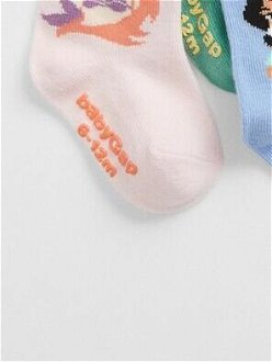 GAP Gap & Disney Ponožky 4 páry detské Ružová 8