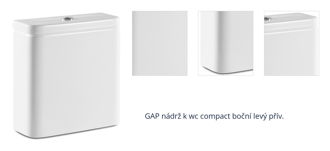 GAP nádrž k wc compact boční levý přív. 1