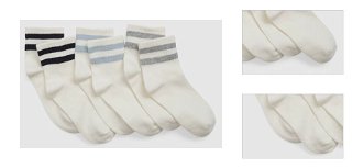 GAP Ponožky 3 páry detské Biela 3