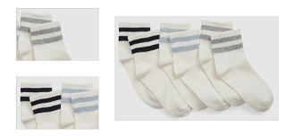 GAP Ponožky 3 páry detské Biela 4