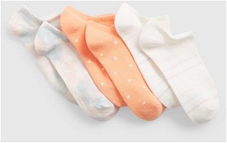 GAP Ponožky 3 páry detské Biela Oranžová 2
