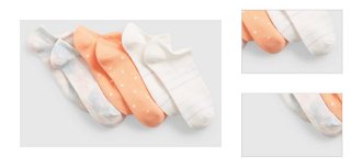 GAP Ponožky 3 páry detské Biela Oranžová 3