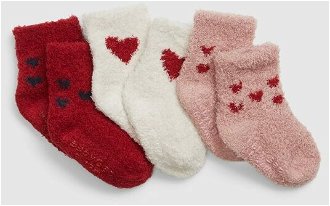 GAP Ponožky 3 páry detské Červená