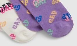 GAP Ponožky 3 páry detské Fialová 9