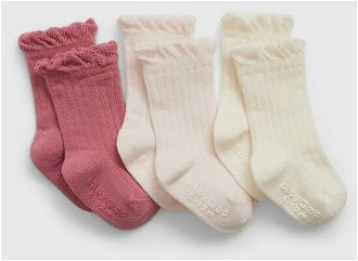 GAP Ponožky 3 páry detské Ružová