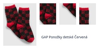 GAP Ponožky detské Červená 1
