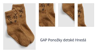 GAP Ponožky detské Hnedá 1