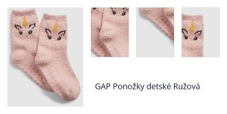 GAP Ponožky detské Ružová 1