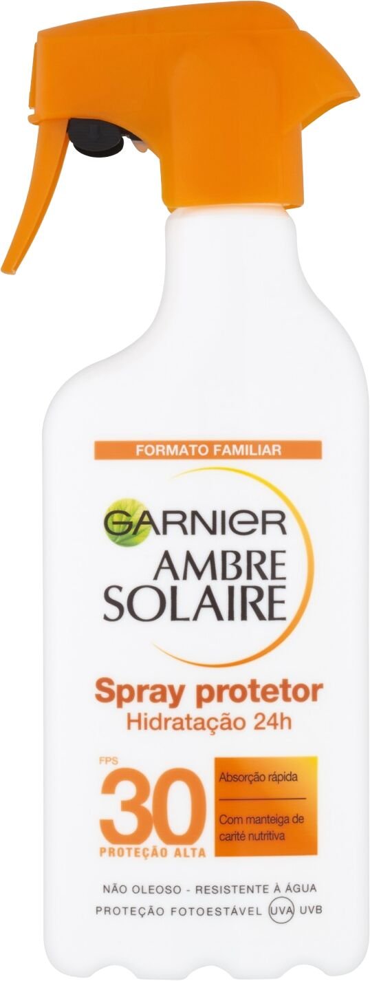 Garnier Ambre Solaire Classic Protection Sprej na opaľovanie s vyššou ochranou s OF 30, 300 ml