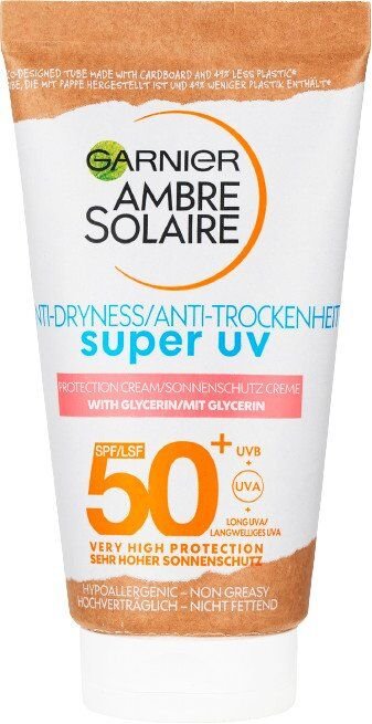 Garnier Ambre Solaire Pleťový ochranný krém proti UV žiareniu SPF 50, 50 ml