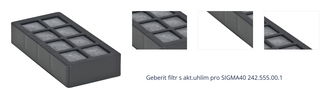 Geberit filtr s akt.uhlím pro SIGMA40 242.555.00.1 1