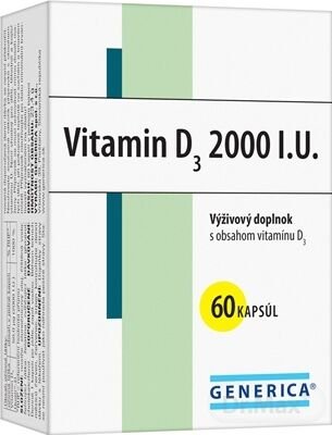 GENERICA Vitamin D3 2000 I.U.