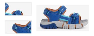 Geox Dynomix Sandále detské Modrá 4