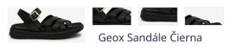 Geox Sandále Čierna 1