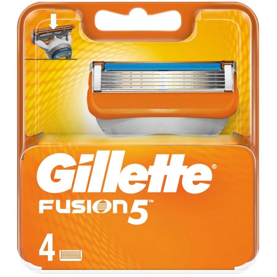 Gillette Fusion 5 Manual 4pcs
