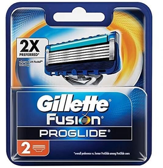 Gillette Fusion Proglide Náhradné hlavice 2ks