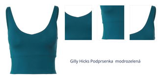 Gilly Hicks Podprsenka  modrozelená 1