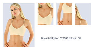 GINA Krátky top 07010P telová L/XL 1