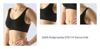 GINA Podprsenka 07011P čierna S/M 1